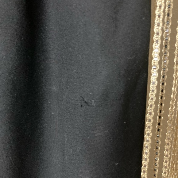 Vintage 100% wool with satin lampass stripe & silver double buckle dress slacks - Picture 4 of 7